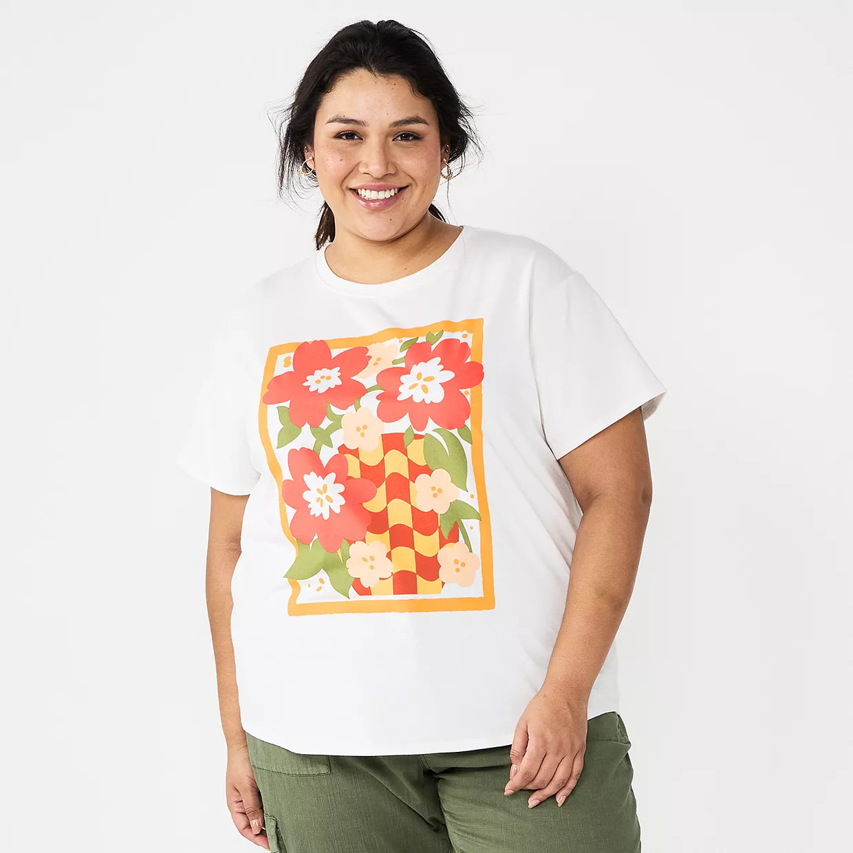 Plus Size Sonoma Goods For Life® Relaxed Graphic Tee | Kohl's