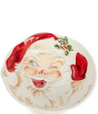 Mud Pie Vintage Santa Large Serving Bowl | Dillard's | Dillard's