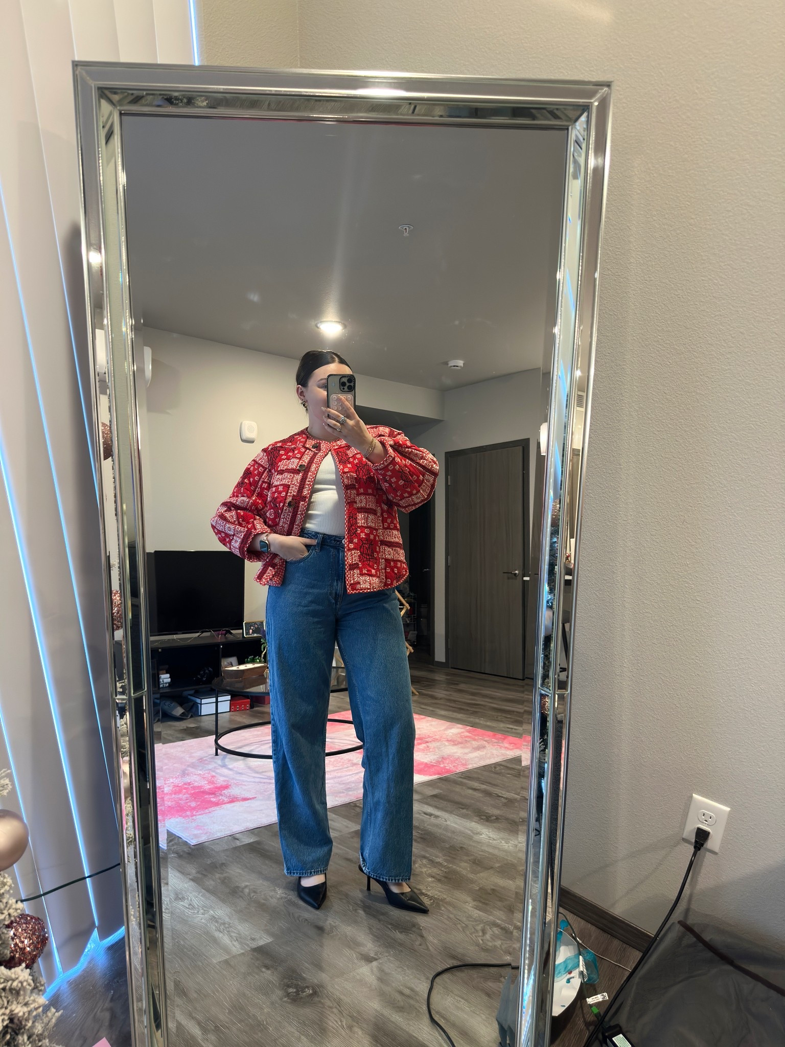 Pre spring outfit idea! Perfect for my casual girls that like a little elevation ❤️

I’m wearing a L jacket, M tank, size 32 jeans and size 9 heels

#LTKValentine #LTKootd #LTKMidsize