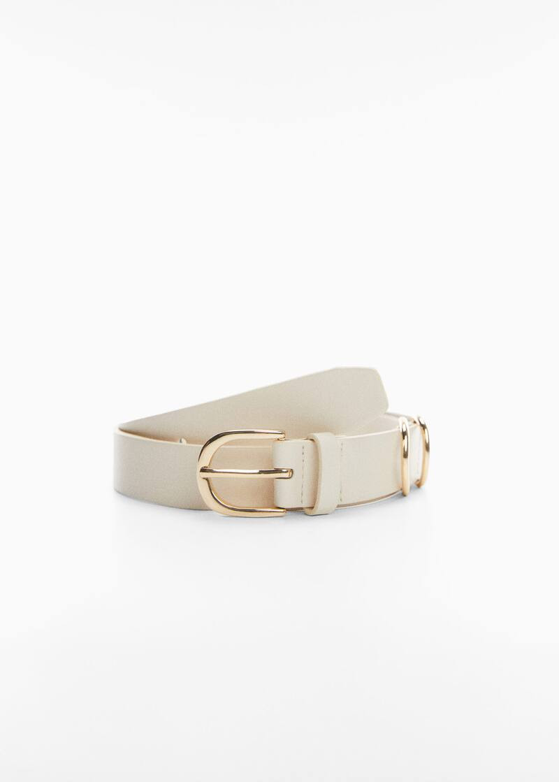 Buckle skinny belt -  Women | Mango USA | MANGO (US)