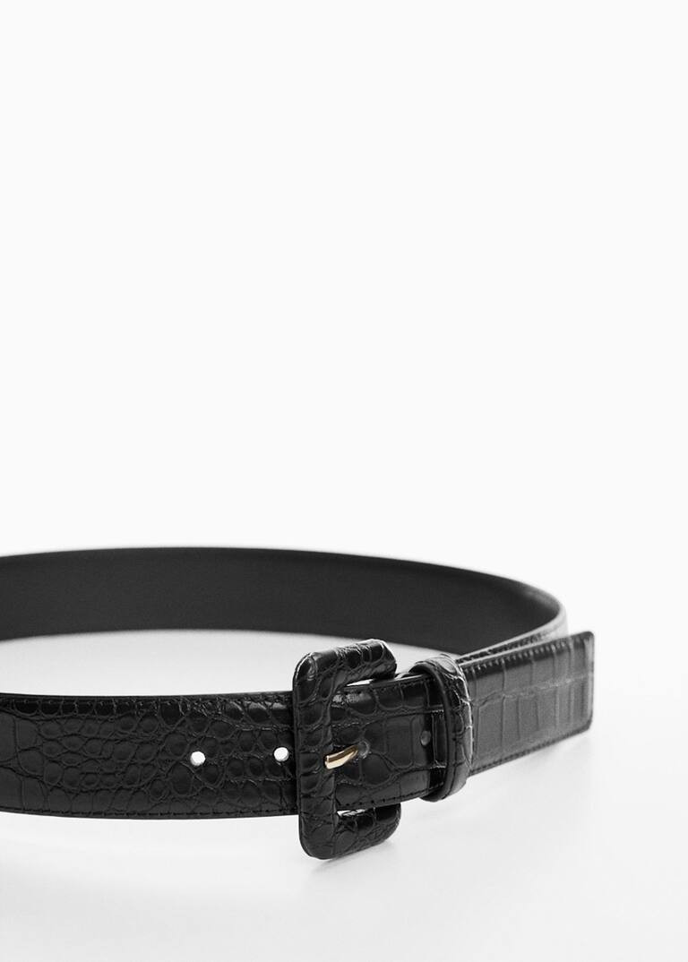 Animal print effect belt -  Woman | Mango Canada | Mango Canada