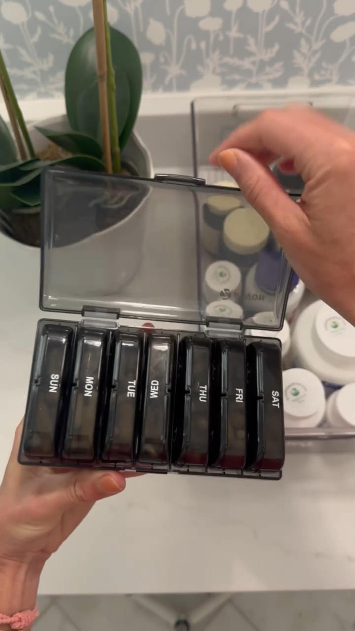 Setting up your travel essentials? Don’t forget your supplements! 
These pill organizers keep your supplements organized at home and on-the-go


#healthylifestyle #supplements #organization #wellnessroutine

#LTKTravel #LTKActive #LTKFitness

#LTKFindsUnder50 #LTKSeasonal #LTKVideo