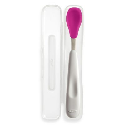 OXO Tot® On-the-Go Feeding Spoon in Pink | buybuy BABY