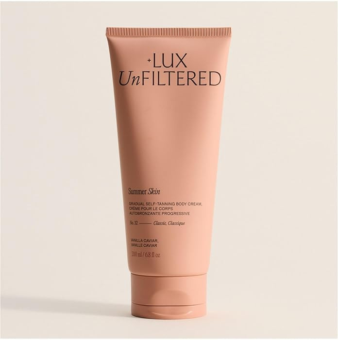 Lux Unfiltered N°32 Summer Skin Gradual Self Tanner, Hydrating Self Tanning Lotion with Shea But... | Amazon (US)