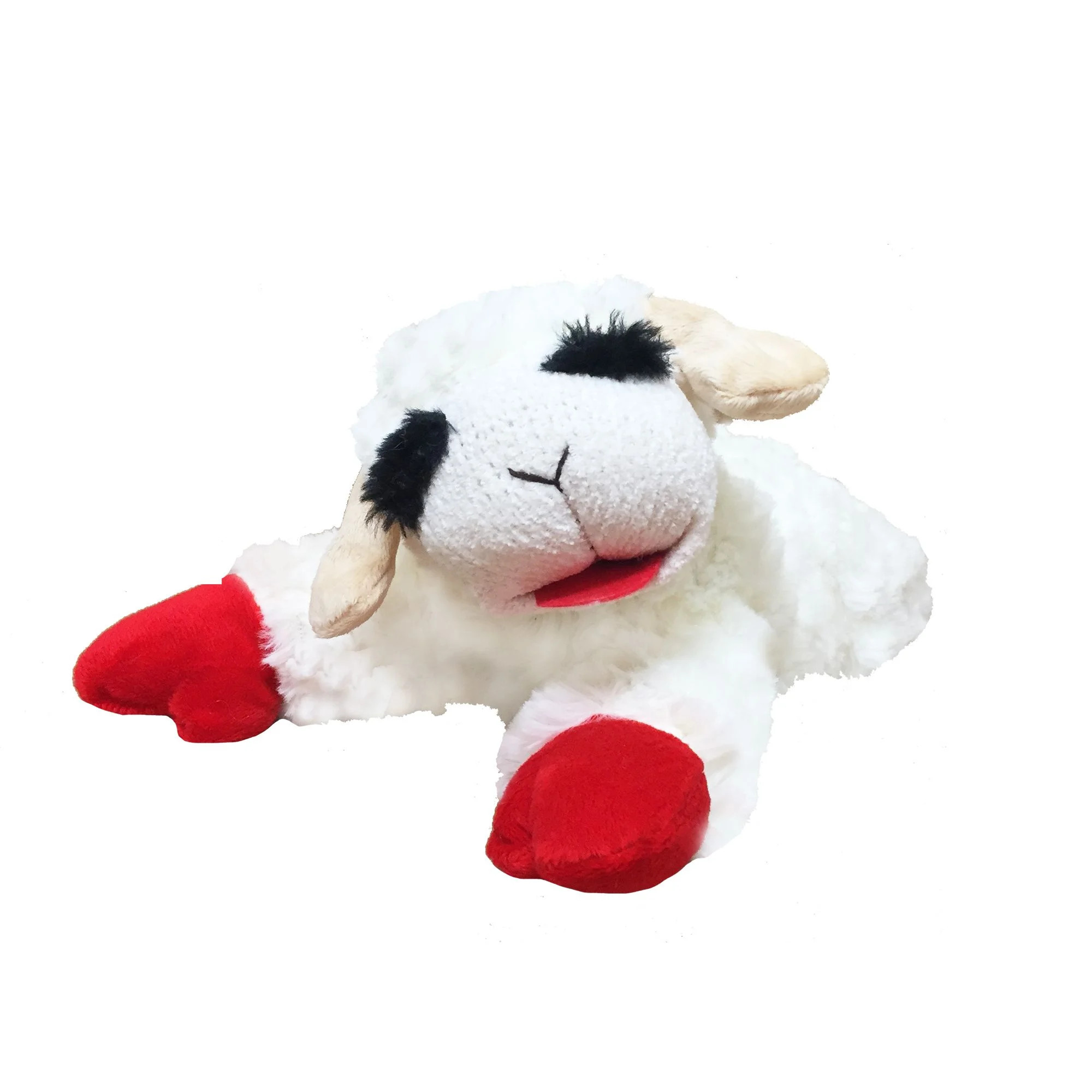Multipet Plush Lamb Chop Squeaky Dog Toy, Size: 10.5" - Walmart.com | Walmart (US)