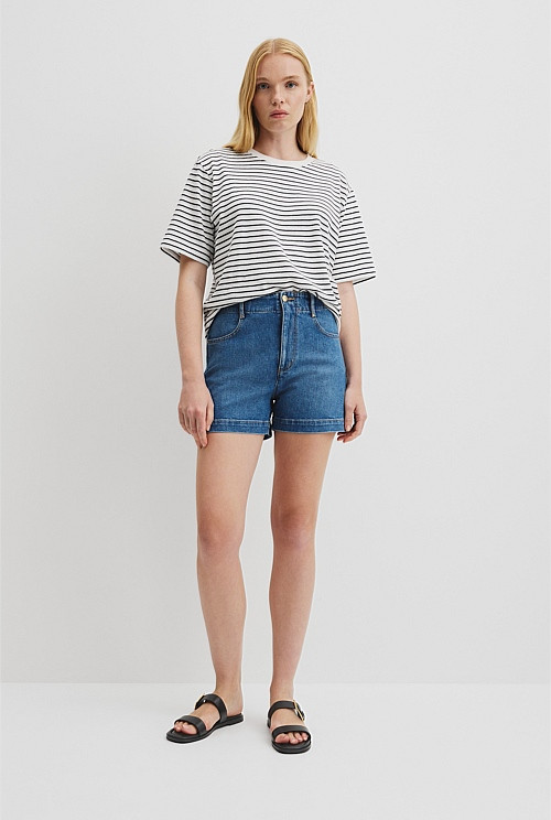 Denim A-Line Short | Country Road