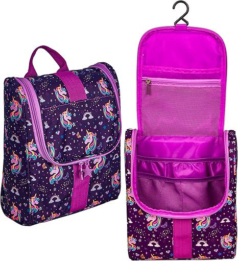 Remobia Hicol Cute Cartoon Hanging Kids Toiletry Bag Children Travel Cosmetic Makeup Organizer Wa... | Amazon (US)