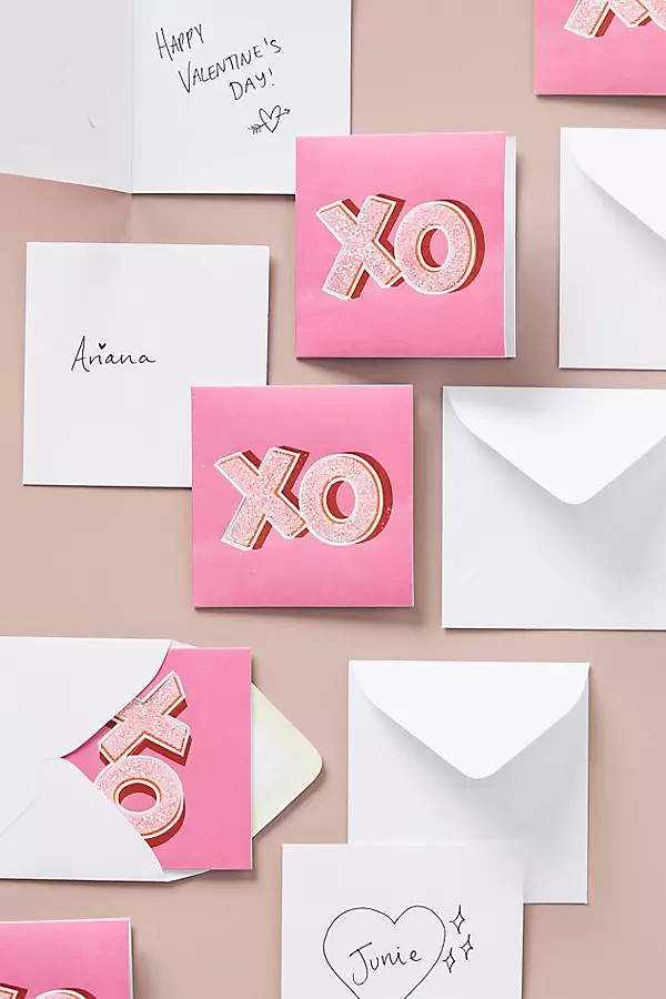 Karen Adams Valentine Sticker Gift Box Notecards | Anthropologie (US)