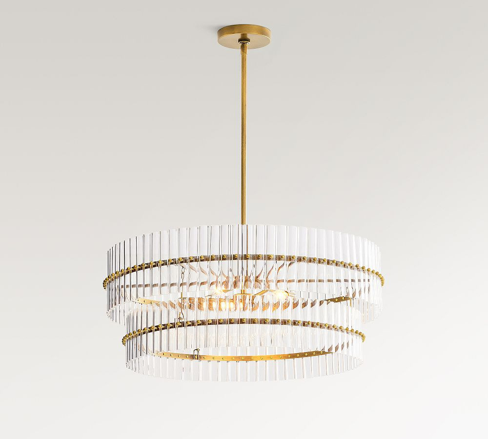 Mallory Crystal Round Chandelier (30"-48") | Pottery Barn (US)
