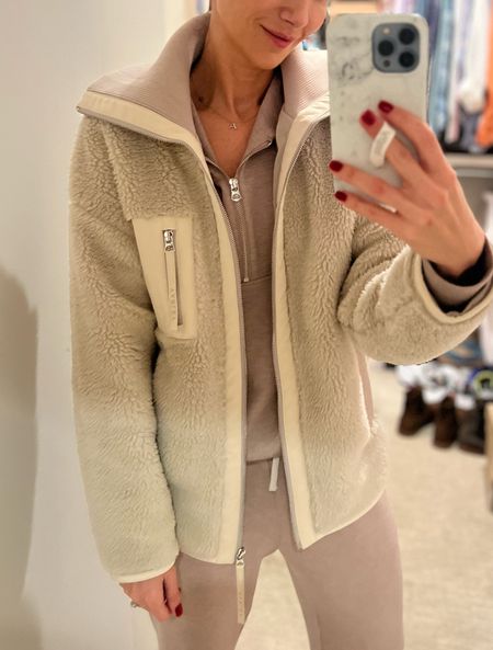 Cozy jacket from Varley , I’m in s