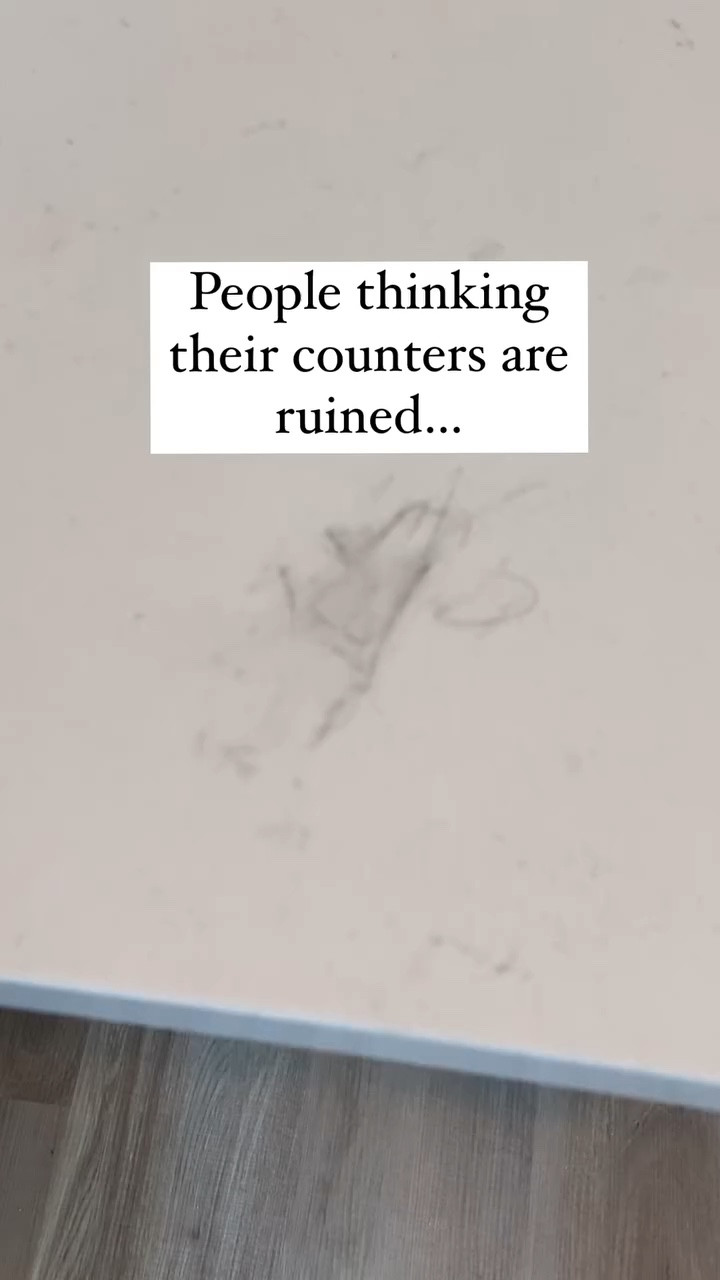 Those people have clearly never met this product! It has never met a scuff it couldn’t fix 🧼 

Comment 💬 CLEAN to get the link 🔗

❗️follow along to receive links & see all things home🏡 ❗️

#kitchencountertops #homecleaninghacks