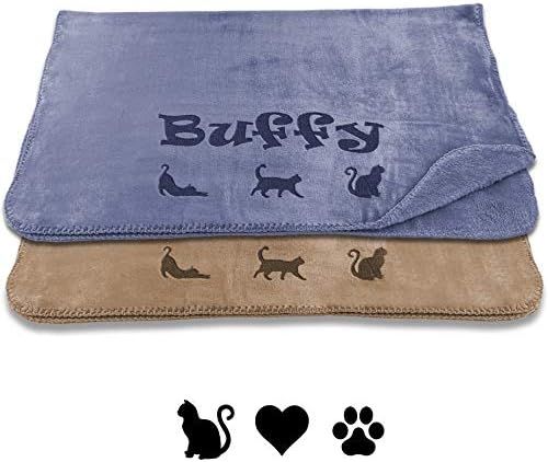 Custom Catch Personalized Cat Bed Blanket Gift for Indoor Cats | Amazon (US)