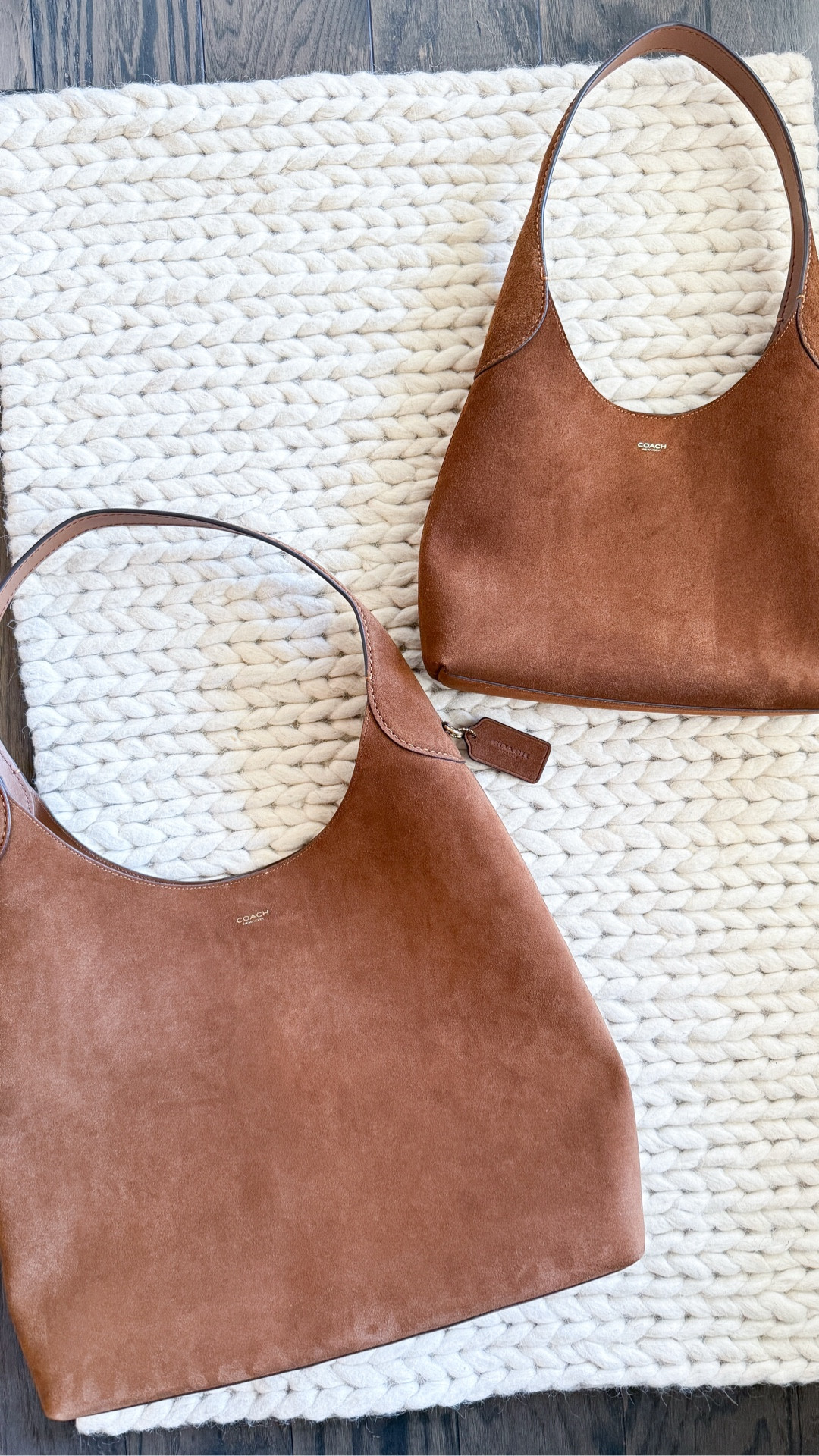I loved my small suede Brooklyn so much that adding the larger size was an easy yes. The silhouette is clean, the suede is beautiful, & it has that effortless, timeless feel I always look for in an everyday bag. This is one of those pieces you carry for years.

coach brooklyn bag – coach large suede bag – coach brooklyn hobo – suede shoulder bag – timeless designer bag – classic everyday bag – minimal style handbag – neutral suede bag – elevated essentials – fall winter handbag – capsule wardrobe bag – chic everyday purse – bestselling coach bag – luxury wardrobe staples – brown suede handbag – elevated style finds

#LTKItBag #LTKGiftGuide #LTKmomlife
