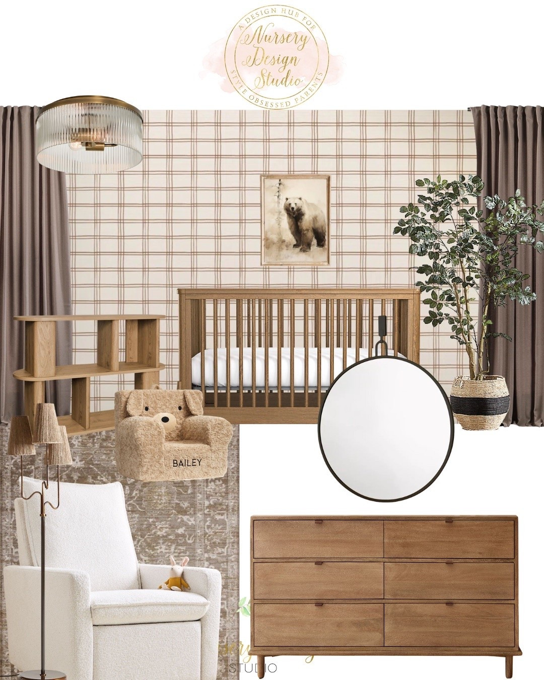 Beckham’s nursery is the perfect blend of warmth and quiet sophistication