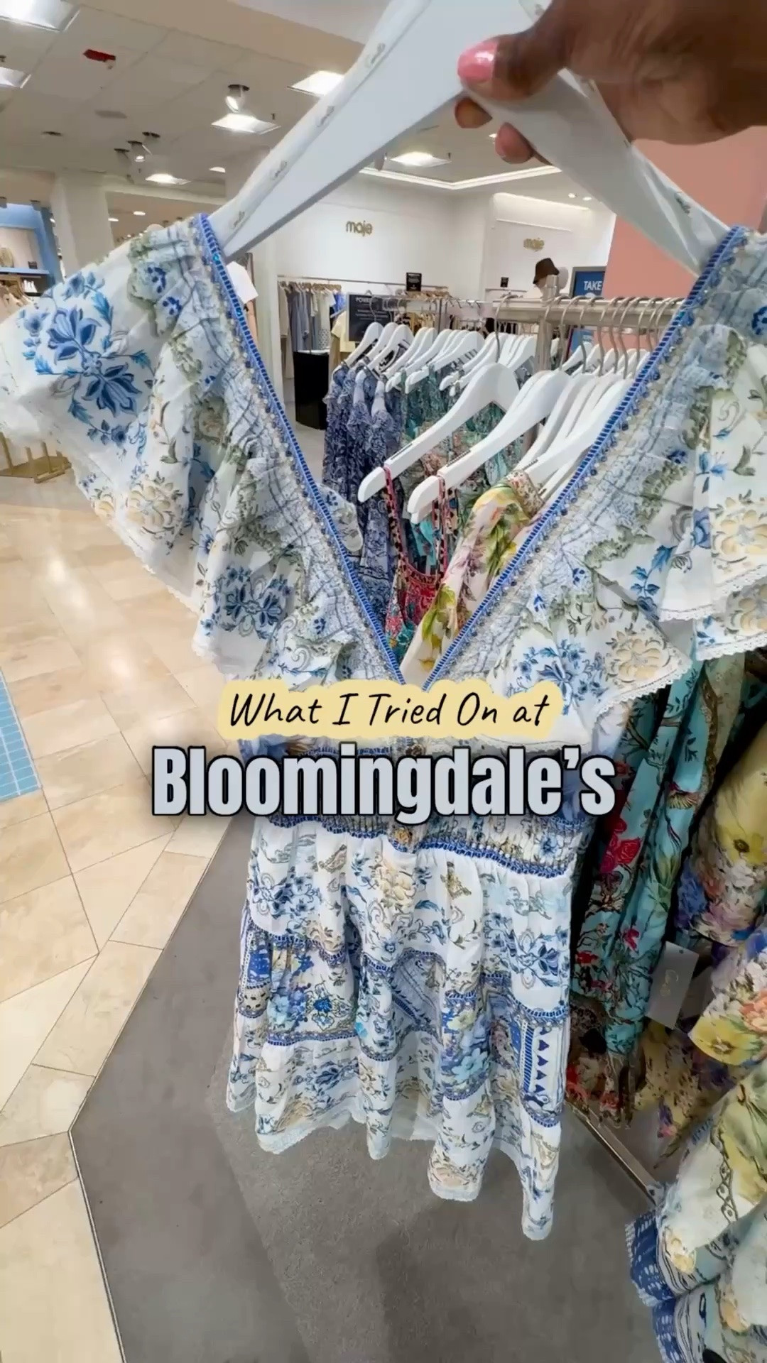 What I Tried On at Bloomingdale’s 
Everything is true to size. Wearing sizes small or 6. 

Spring Outfits, Spring Outfits 2026, Spring Dresses, Dress, Sale Alert, 

#LTKSeasonal 

#LTKootd #LTKOver40 #LTKSaleAlert
