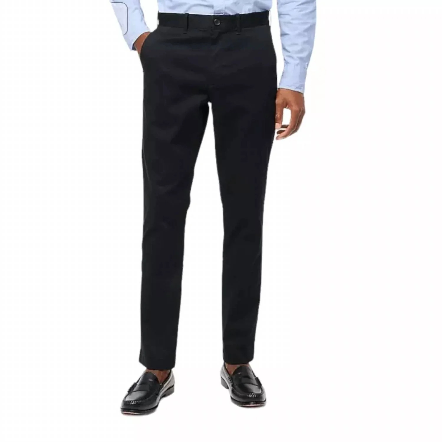 Athletic Slim-Fit Chino Pant In Black | Shop Simon