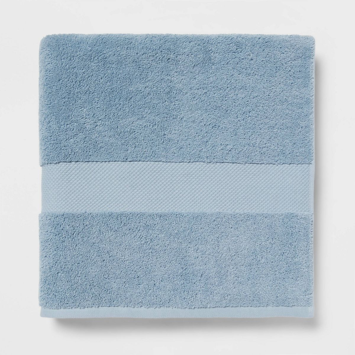 Performance Plus Oversized Bath Towel Light Blue - Threshold™: 100% Cotton, Heavyweight 550-800... | Target