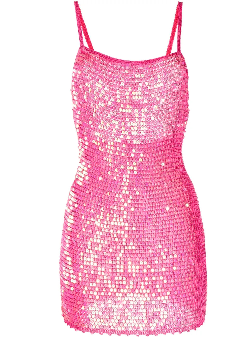 sequin crochet dress | Farfetch Global