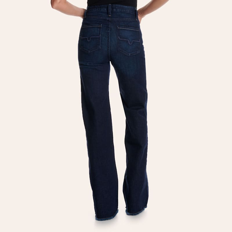 Kimes Ranch Women's Olivia Dark Wash Raw Hem Jeans | Cavender's