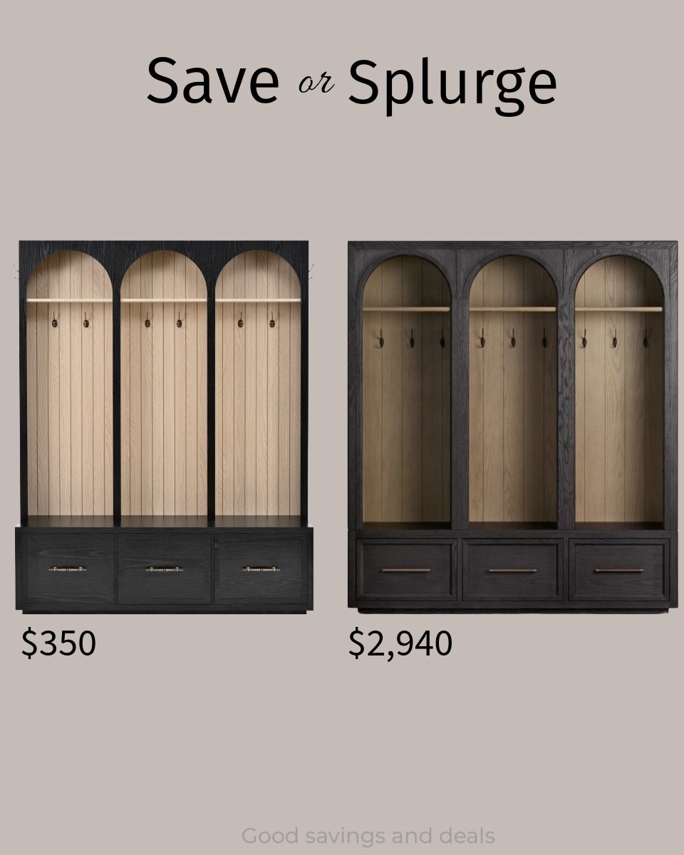 Save or splurge on entryway cabinets. 

#LTKSaleAlert #LTKHome