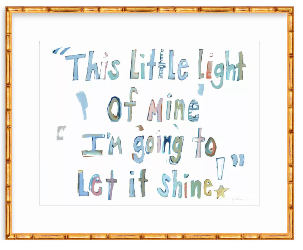 Light Of Mine on paper | Chelsea McShane Art