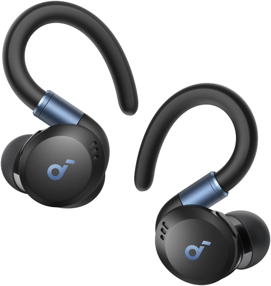 Soundcore Sport X20 by Anker Noise Cancelling Workout Earbuds, Ear Hooks | Amazon (US)