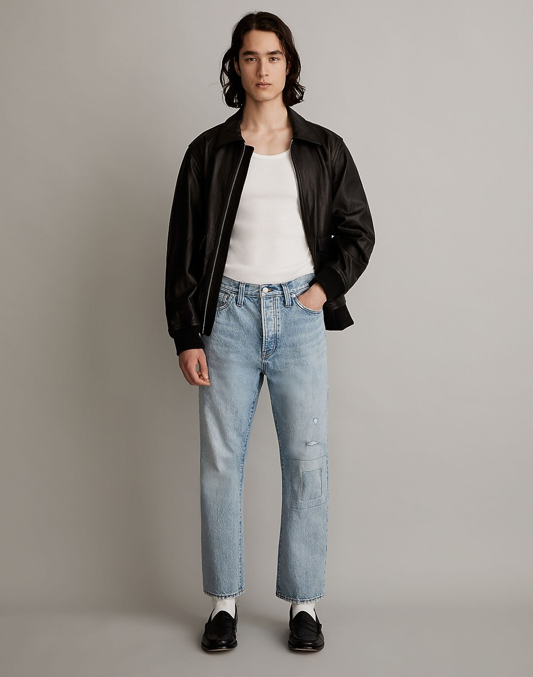 Vintage Bootcut Jeans in Bendale Wash: Patchwork Edition | Madewell