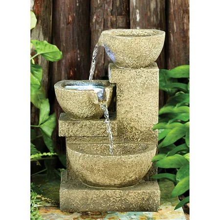 Design Toscano Villa Fortino Cascading Garden Fountain | Walmart (US)