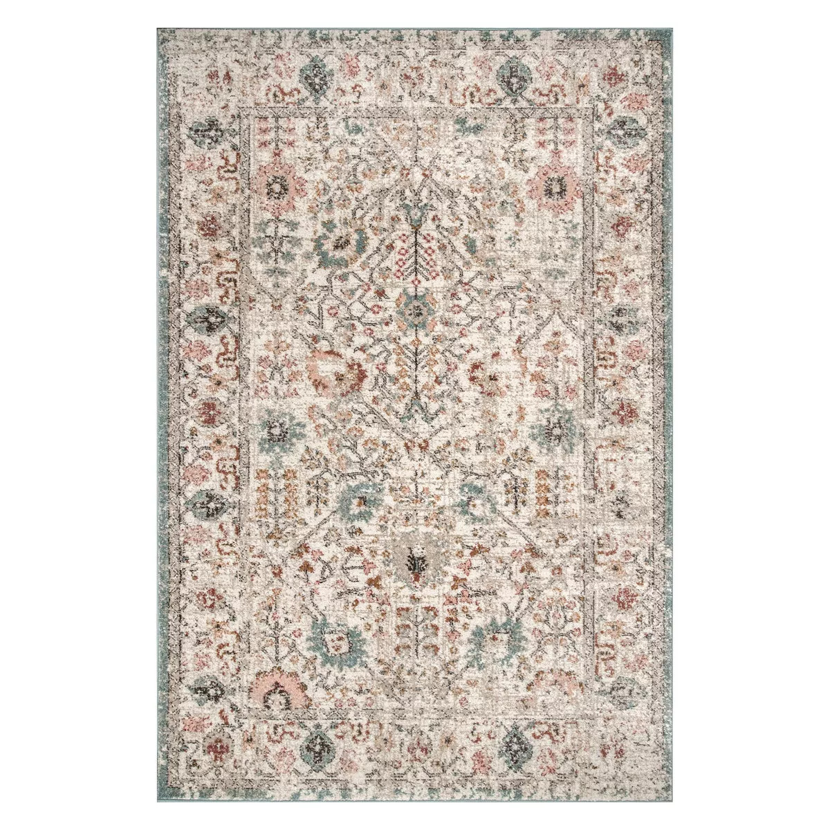 nuLoom Lenore Vintage Floral Area Rug | Kohl's