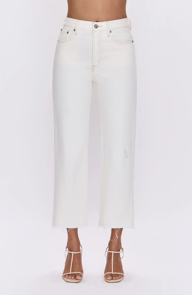 Pistola Cassie High Waist Crop Straight Leg Jeans | Nordstromrack | Nordstrom Rack
