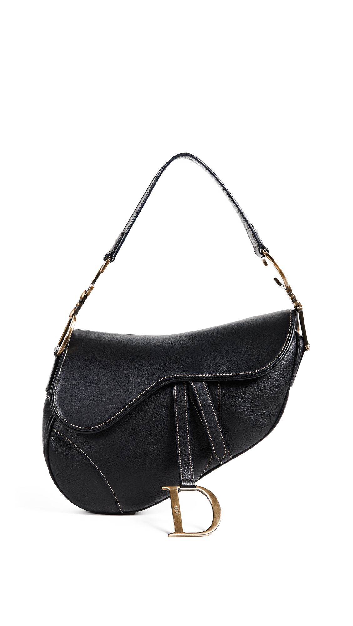 What Goes Around Comes Around Dior Leather Saddle Bag | Shopbop