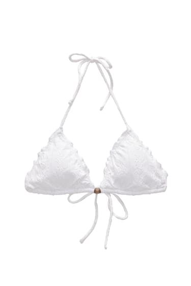 Haut de bikini brodé | PULL and BEAR FR