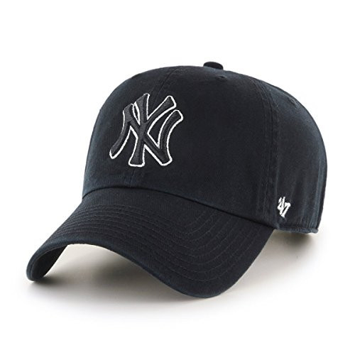 MLB New York Yankees Men's Clean Up Cap, Black | Amazon (US)