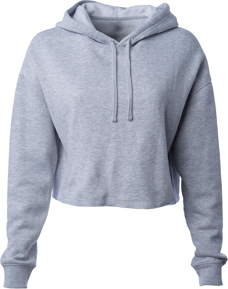 Global Blank Womens Cropped Hoodie Crop Top Sweatshirts for Women Cropped Sweater | Amazon (US)