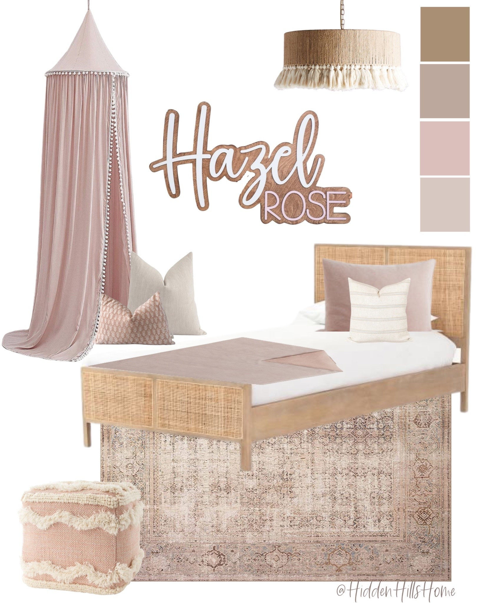Girls bedroom decor, cute girls bedroom ideas, home decor, girls room mood board, cane bed, boho girls room ideas #girlsbedroom #homedecor

#LTKHome #LTKSaleAlert #LTKKids
