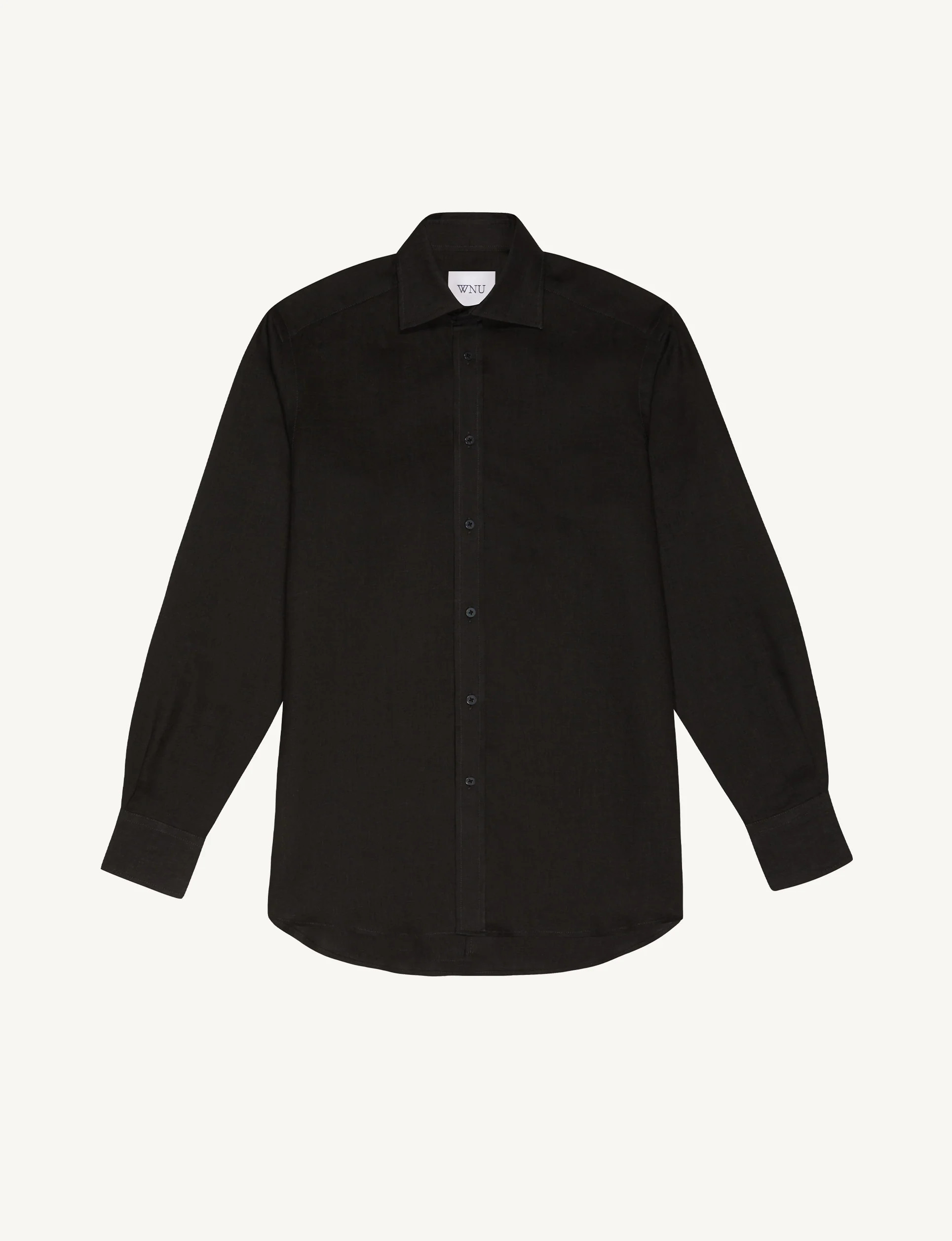 The Boyfriend: Linen, Black | With Nothing Underneath