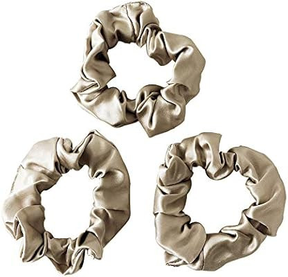 ZIMASILK 100% Mulberry Silk Hair Scrunchies,Best For Women And Girls'Hair,Elastic Hair Bands For ... | Amazon (US)