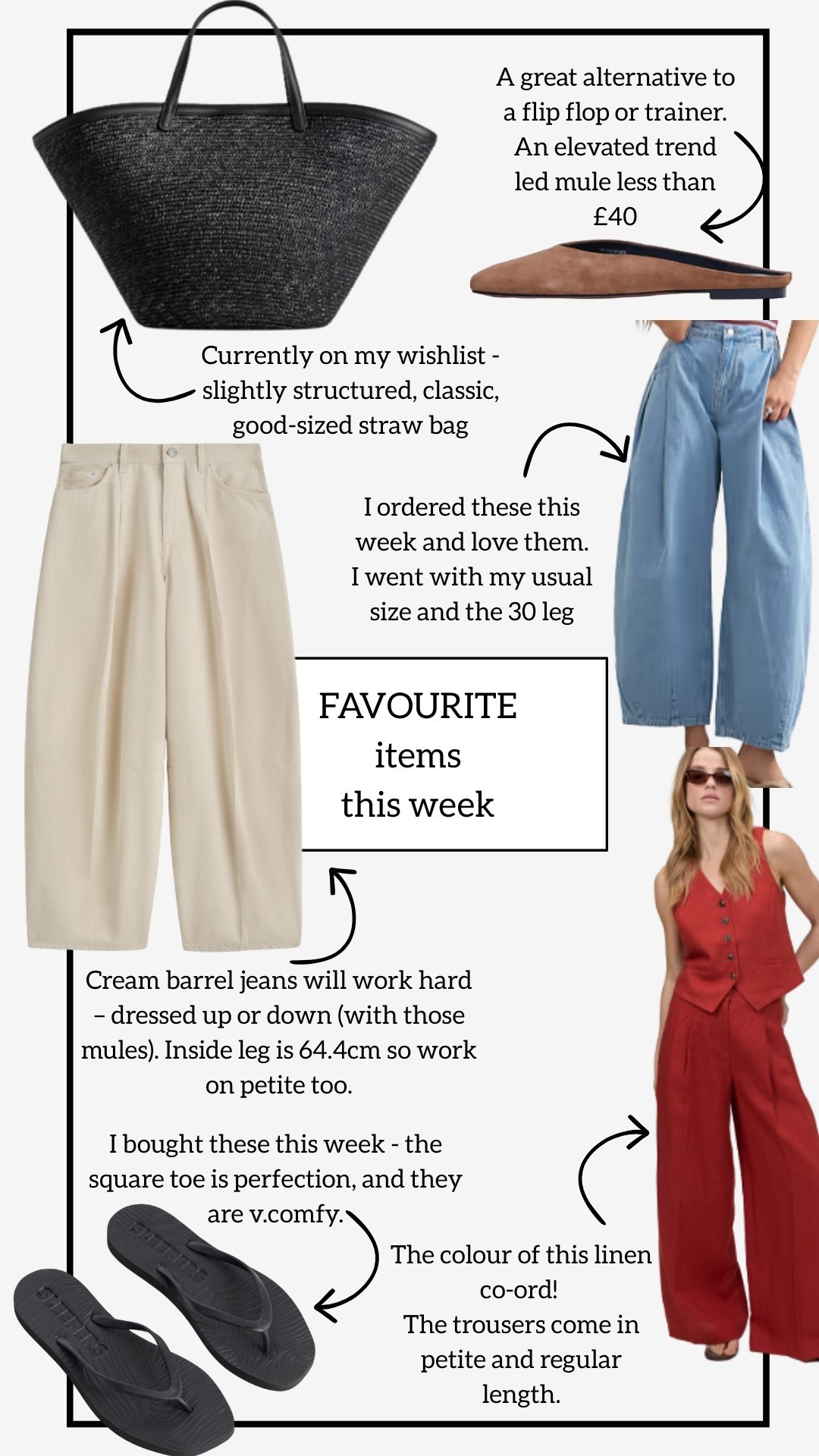This co-ord made me gasp AND, the trousers come on regular and petite length 

The jeans are mega, I went with my usual size and 30 leg. 

I’ve ordered the mules today.

#LTKuk #LTKspring #LTKsummer