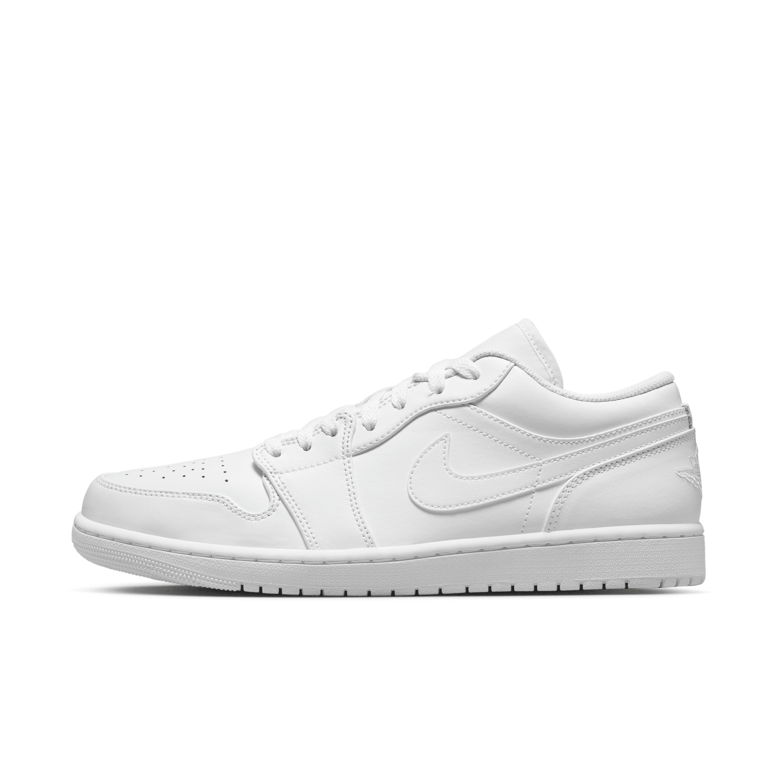 Men's Air Jordan 1 Low Shoes in White | 553558-136 | Nike (US)