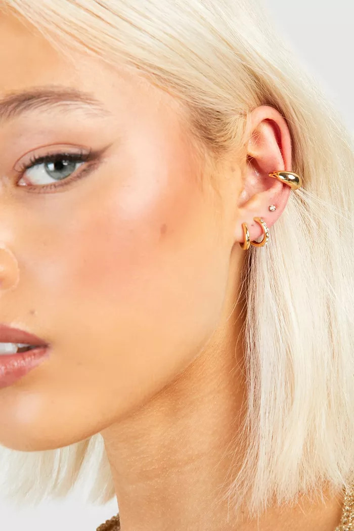 Gold Ear Cuff Multi-pack | boohoo (US & Canada)