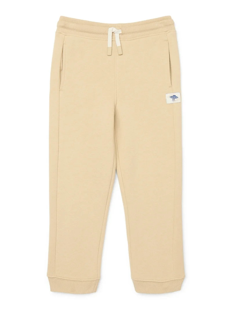 Wonder Nation Little Boys Fleece Jogger Sweatpants, Sizes 4-10 | Walmart (US)