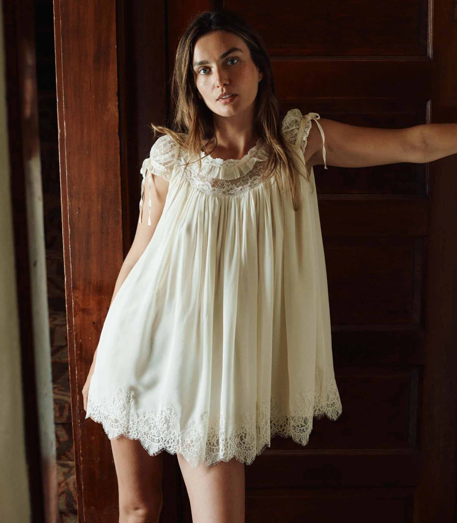 Genevieve Dress - Vanille | DÔEN | DOEN