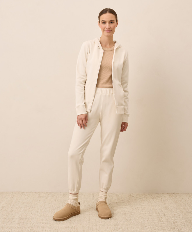 Women’s Brushed Fleece Classic Sweat Set made with Organic Cotton | Pact | Pact Apparel