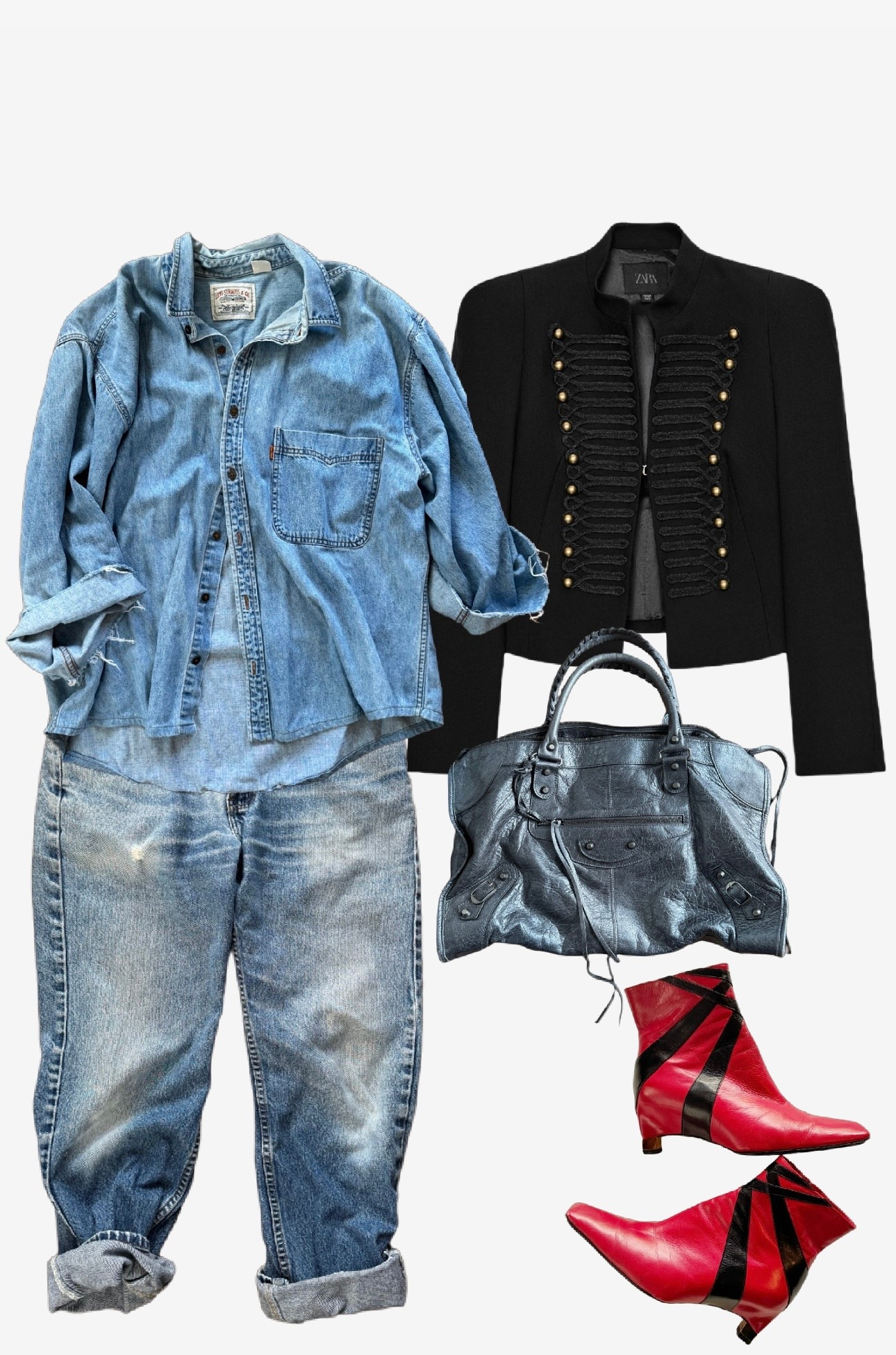 Jacket again. Everything else is vintage/preloved  

#LTKOver40 #LTKootd #LTKSeasonal