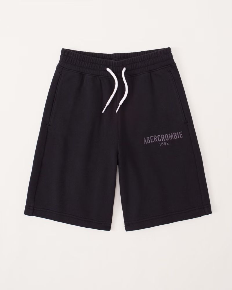 logo fleece shorts | Abercrombie & Fitch (US)