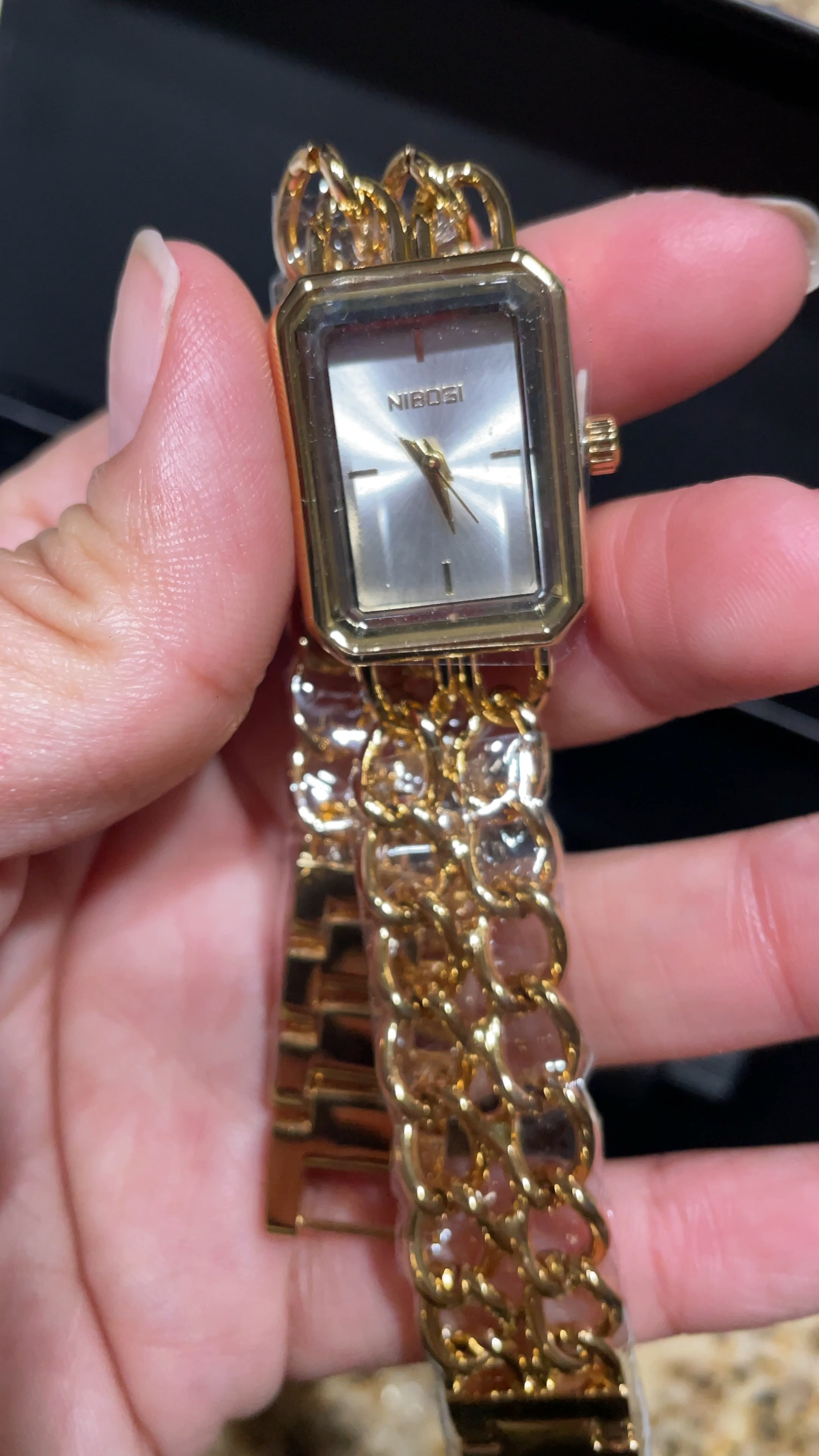 Womens Watch Square Bracelet Ladies Wrist Watches Dainty Luxury Gold Minimalist Fashion Vintage Simple Analog Quartz Stainless Steel Rectangle Elegant

Great gifting box. Easy to style. Perfect for travel as no risk of losing an expensive watch if you are always losing items like me. 

Able to adjust band!

#LTKStyleTip #LTKWorkwear #LTKGiftGuide