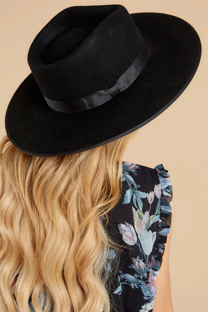 Noir Rancher Hat | Red Dress 