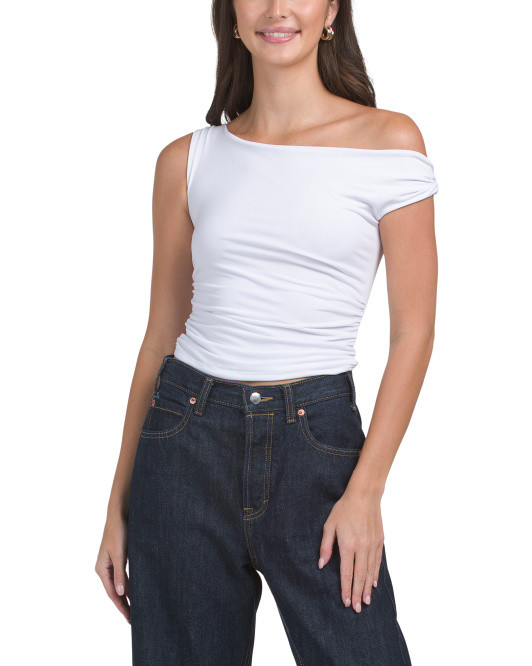 Made In Usa One Shoulder Tank | TJ Maxx