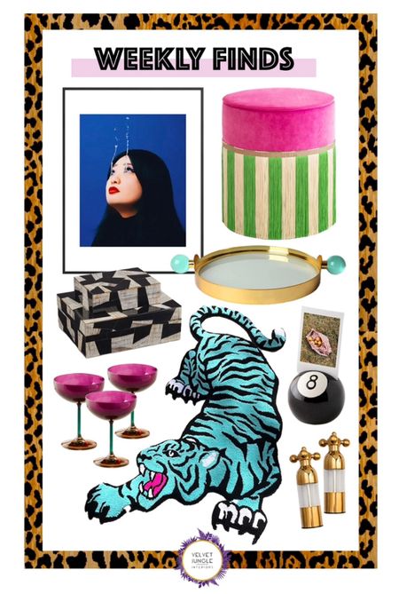 Who wants super bold design today ?? I do, I do ! 🙋‍♀️
Tiger rug, check ! Super dope fringe pouf, yes ! Coolest art ever ? You bet. Check out all the cool stuff 🔥
@liketoknow.it #liketkit https://liketk.it/4uWXH

#LTKSeasonal #LTKhome #LTKstyletip