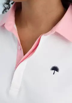 Crown & Ivy™ Sewing Down South x Crown & Ivy™ Jonnie Short Sleeve Boxy Rugby Polo | Belk